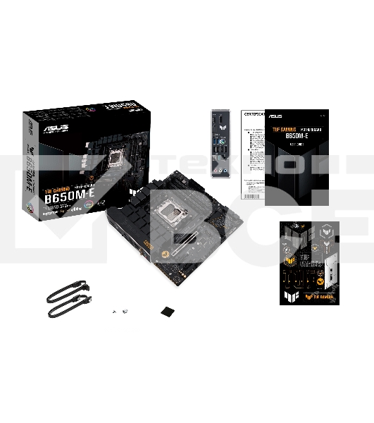Материнская плата ASUS TUF GAMING B650M-E, AM5, AMD B650, 4xDDR5, 4xSATA, 2xM.2, 1xPCIe 4.0 x16, 2xPCIe x1, 2xDP, 1xHDMI, 1x 2.5Gb LAN, 1xUSB-A 3.2 Gen 2, 2xUSB-A 3.2 Gen 1, 4xUSB 2.0, 1xUSB-C 3.2 Gen 2, 3x3.5 мм, 7.1, mATX