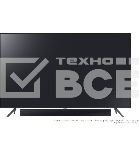 Саундбар Samsung HW-C450/RU 2.1 80Вт+120Вт черный