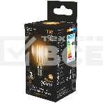 Лампа светодиодная Gauss Filament 11Вт цок.:E14 шар 220B 2700K св.свеч.бел.теп. (упак.:10шт) (105801111), фото4