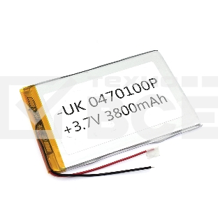 Аккумулятор Li-Pol (батарея) 4*70*100мм 2pin 3.7V/3800mAh