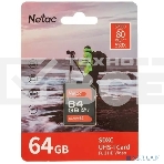 Флеш карта SDHC 64GB Netac Class 10 UHS-I U1 P600 [NT02P600STN-064G-R], фото2