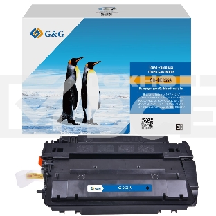 Картридж лазерный G&G GG-CE255A черный (6000 стр.) для HP LJ Enterprise MFP M525c/P3015n/LJ Pro M521dn MFP/M521dw MFP