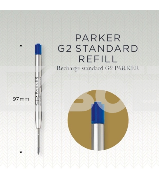Стержень шариковый Parker QuinkFlow Z08 (CW1950371) M 1мм синие чернила блистер