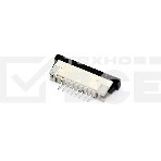 Разъем FPC  Half Coverage Bottom Contact 1.0K-BX-8PWB 8 pin высота 2мм шаг 1мм, фото3