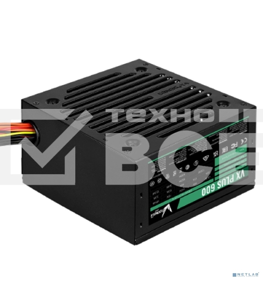 Блок питания Aerocool / Formula VX-600 PLUS, 600Вт 120мм, черный