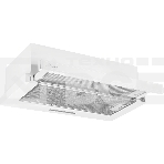 Встраиваемая вытяжка Monsher LAUTREC 60 Blanc Verre, ширина 60 см, отвод/рециркуляция, 550 м3/час, механическое управление, 3 скорости, светодиодное освещение 1х2 Вт, металлические жироулавливающие фильтры, угольный фильтр KFY (опция), цвет белый стекло, фото3