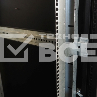 Шкаф серверный напольный ЦМО 48U (800  1000) двойные перфорированные двери 2 шт.