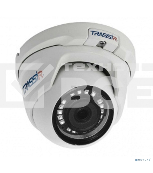 Камера видеонаблюдения IP TRASSIR TR-D4S5 v3 2.8(D) Уличная 4Мп IP-камера с ИК-подсветкой. Матрица 1/3' CMOS, разрешение 4Мп (2560 1440) @25fps, режим 'день/ночь' (механический ИК-фильтр), объектив 2.8 мм