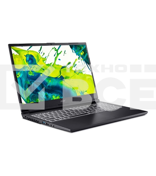 Ноутбук ACER Aspire 7 A715-59G-51DK черный 15.6'(1920x1080 (матовый) IPS)/Intel Core i5 13420H(2.1Ghz)/16384Mb/512PCISSD Gb/noDVD/Ext:nVidia GeForce RTX 3050(6144Mb)/Cam/BT/WiFi/50WHr/war 1y/2kg/Iron/NoOS