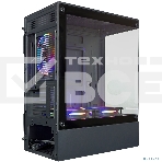 Компьютерный корпус Ginzzu CL475 mATX FAN 3*12LC4 передняя панель Стекло, фото11