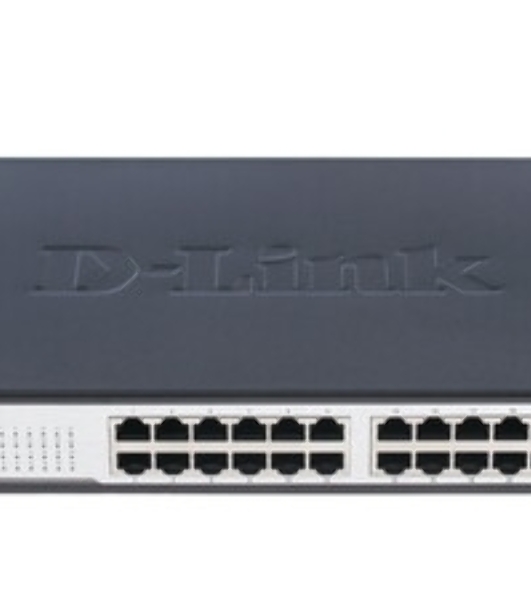 Коммутатор D-Link DGS-1024C/F6/E, 24×1 Гбит/с, неуправляемый