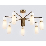 Люстра Ambrella light LH56126/7 BS/FR латунь/белый матовый E14*7 max 40W D705*350, фото7