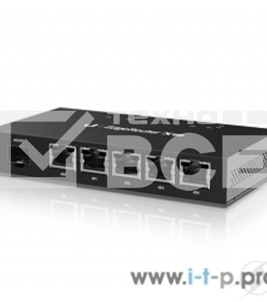 Сетевое оборудование UBIQUITI ER-X-SFP Маршрутизатор 5x Ethernet, 1x SFP, раздача PoE