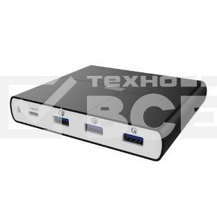 Сетевое зарядное устройство  ACD-P904U-V1B 90Вт, 4xUSB 1PD+3QC, 3.6~20В/4.35А(max) RTL