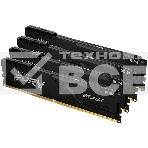 Оперативная память Kingston Fury Beast, DDR4, 32GB (4x8GB), 3200MHz, CL16, с радиатором, чёрный, фото 1