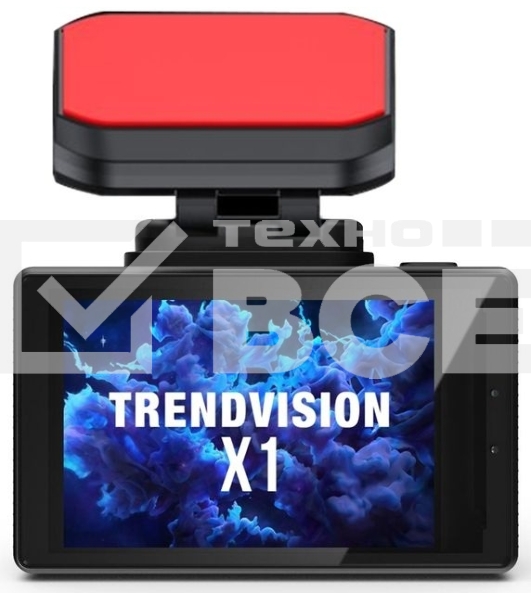 Видеорегистратор TrendVision X1 черный 1080x1920 150гр. GPS MSTAR 8336