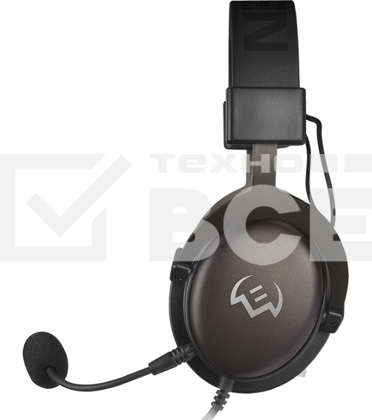 Игровые наушники SVEN AP-G999MV с микрофоном серый (50 мм, мини-джек (стерео) O 3,5 мм (4 pin))