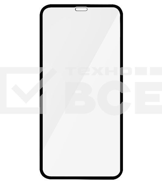 Защитное стекло для экрана Digma для Apple iPhone XR/11 3D 1шт. (DGG3AP11XA)