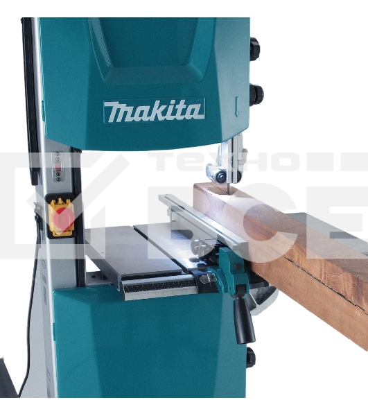 Пила Makita LB1200F ленточная [LB1200F] {900Вт,400\800м\мин,рез-165х305мм,81.2кг,кор,стол на ножках,подсв,угл направляющая+5полотен}