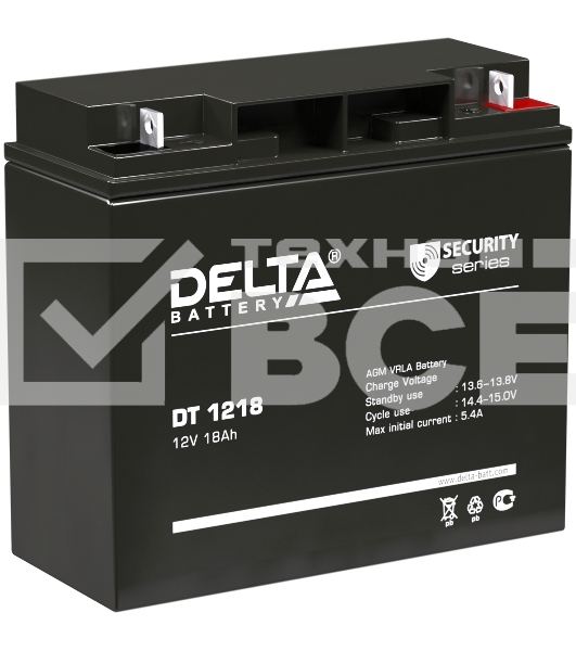Батарея Delta DT 1218 (12V, 18Ah)