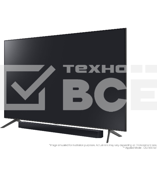 Саундбар Samsung HW-C450/RU 2.1 80Вт+120Вт черный