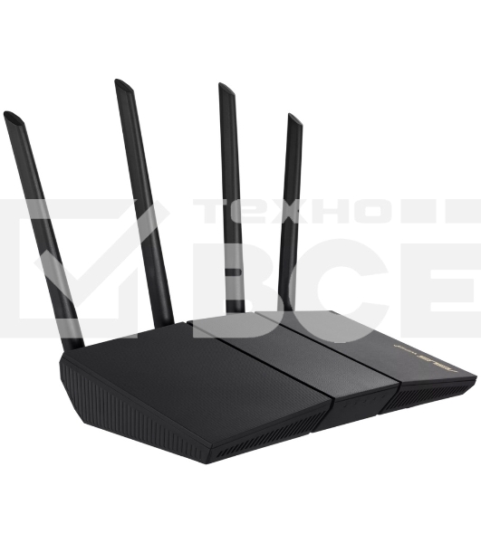 Роутер беспроводной Asus RT-AX57 AX3000 10/100/1000BASE-TX черный