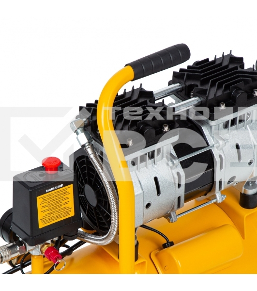 Компрессор DLS650/10 безмаслянный малошумный 650 Вт, 120 л/мин,ресивер 10 л  Denzel