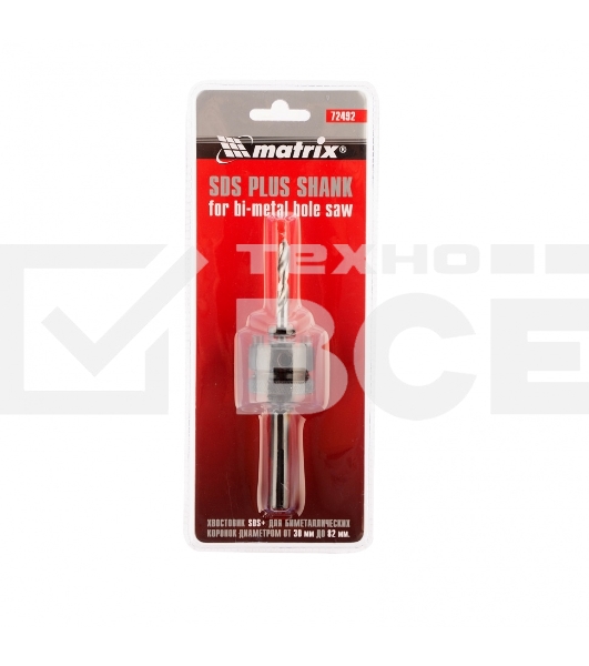 Хвостовик MATRIX SDS PLUS для коронок BIMETAL свыше 30 мм 72492