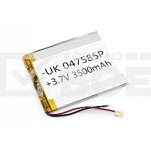 Аккумулятор Li-Pol (батарея) 4*75*85мм 2pin 3.7V/3500mAh