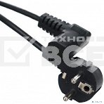 Кабель компьютер - розетка  угловой  220V <3м> (Европейский стандарт)  Telecom <TP021DA-3.0-BK>, фото4