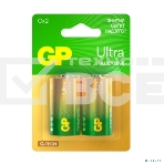 Алкалиновые батарейки GP Ultra Alkaline G-Tech 14А типоразмера C - 2 шт. на блистере, фото3