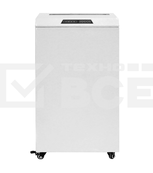 Шредер ГЕЛЕОС УО90-5, DIN P-5 (4 ур-нь секр.), фрагмент 1,9х15мм, 18-21 лист (70г/м2), CD/пл.карты/скрепки/скобы, 90 литров