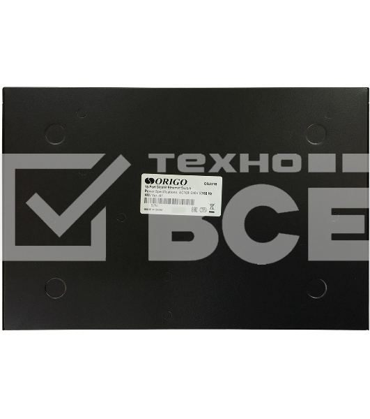 Коммутатор ORIGO Unmanaged Switch, 16x1000Base-T, 19 Rackmount Kit