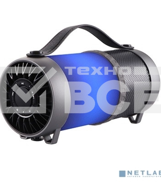 Колонки Dialog Progressive AP-1010 - акустическая колонка-труба c RGB фонарем, 12W RMS, Bluetooth, FM+USB+SD