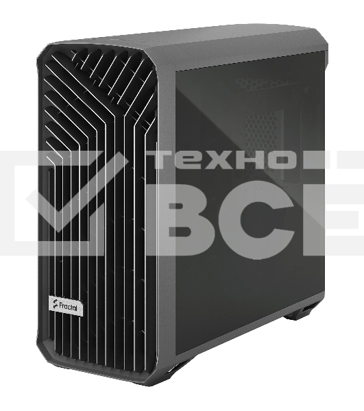 Компьютерный корпус Fractal Design Torrent Gray TG Light Tint / E-ATX, TG, 2x3.5, 4x2.5, 7xPCI, 1xUSB-C, 2xUSB3.0 / 2x180mm, 3x140mm fans inc. / FD-C-TOR1A-02