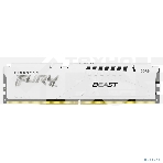 Оперативная память Kingston Fury Beast Expo, DDR5, 16Gb (1x16 GB), 6400 MHz, CL32, DIMM, радиатор, белый, фото4