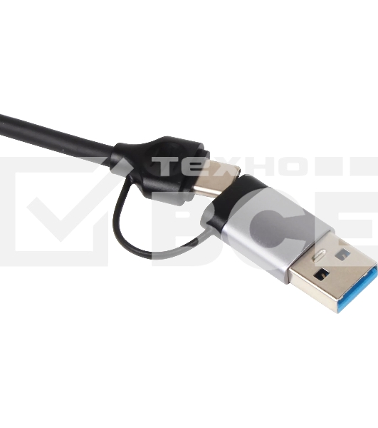 USB концентратор TypeC+adapter-->USB3.0+2USB2,0+SD+TF, VCOM