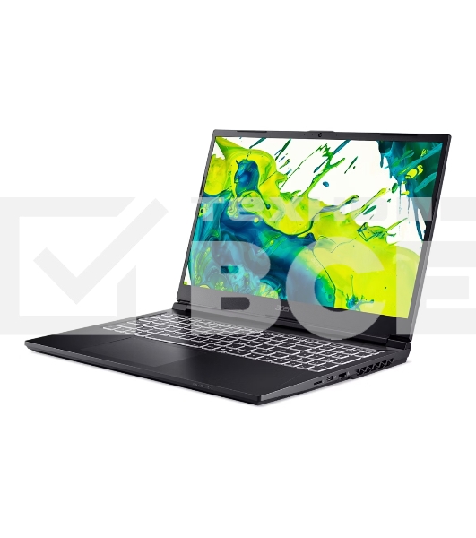 Ноутбук ACER Aspire 7 A715-59G-51DK черный 15.6'(1920x1080 (матовый) IPS)/Intel Core i5 13420H(2.1Ghz)/16384Mb/512PCISSD Gb/noDVD/Ext:nVidia GeForce RTX 3050(6144Mb)/Cam/BT/WiFi/50WHr/war 1y/2kg/Iron/NoOS