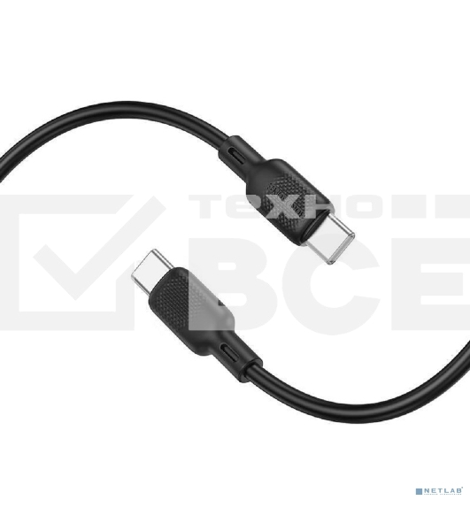 Кабель BOROFONE BX113 USB кабель Type-C/ 2m/ 3A/ Силикон/ Black