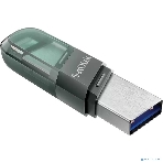 Флешка USB Sandisk 32Gb iXpand Flip SDIX90N-032G-GN6NN USB3.1 зеленый/серебристый, фото2