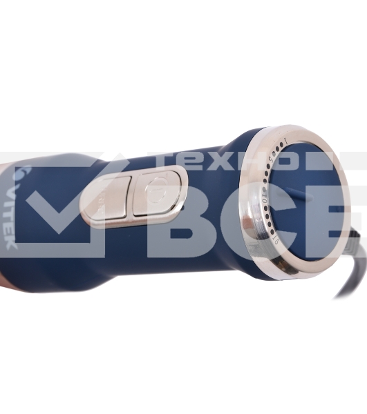 Блендер Vitek VT-3415 (B) погружной, 800 Вт, Эргономичны дизайн, Прорезиненный корпус.