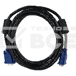 Кабель VGA 3м AOpen 2 фильтра, монитор-SVGA card 15M-15M, ACG341AD-3M, фото4