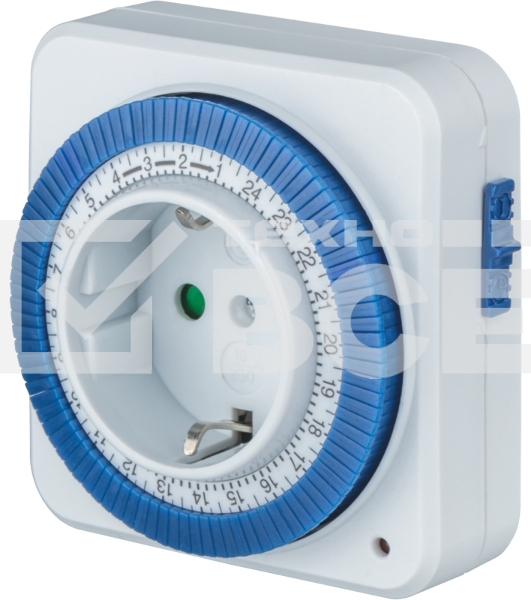 Таймер Navigator NTR-A-S02-WH розет. электромех.
