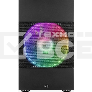 Компьютерный корпус Aerocool / Formula Atomic V1 без БП, mATX, боковое окно (закаленное стекло), черный