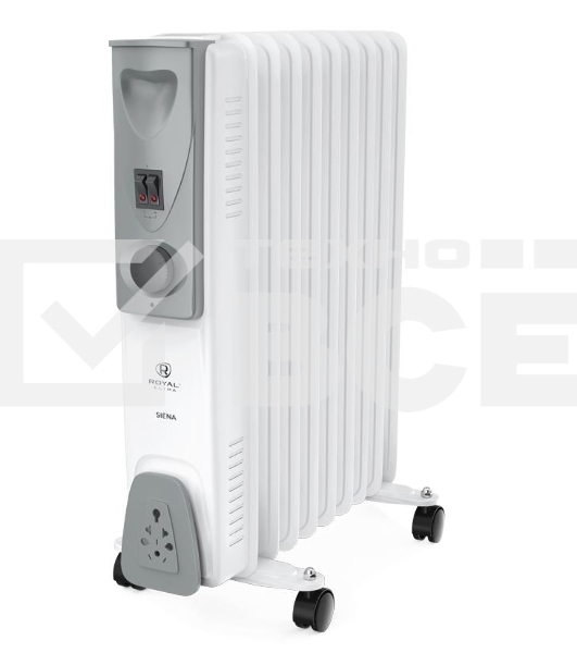 Обогреватель масляный 1000W Royal Clima ROR-S5-1000M