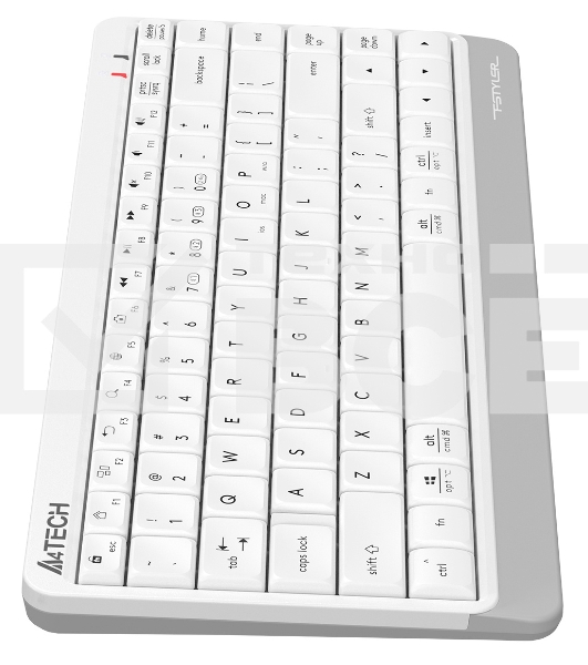 Клавиатура A4Tech Fstyler FBK11 беспроводная USB, Bluetooth/Радиоканал, белый/серый