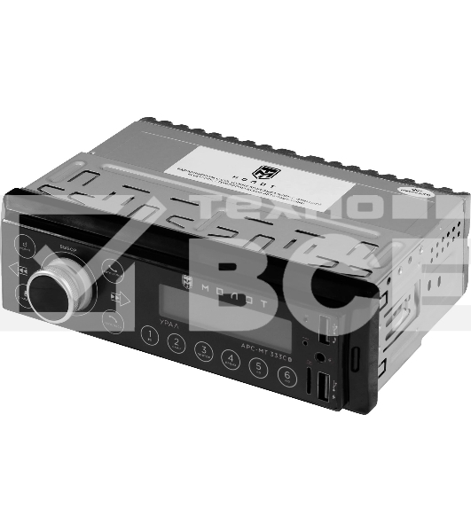 Автомагнитола Ural Молот АРС-МТ 333С 1DIN 4x25Вт