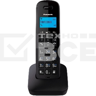 Телефон беспроводной (DECT) Panasonic KX-TGB610RUB черный АОН