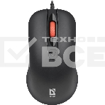 Мышь проводная Defender Omega MB-522 черный, 1600 dpi, USB, кнопки - 4, фото10
