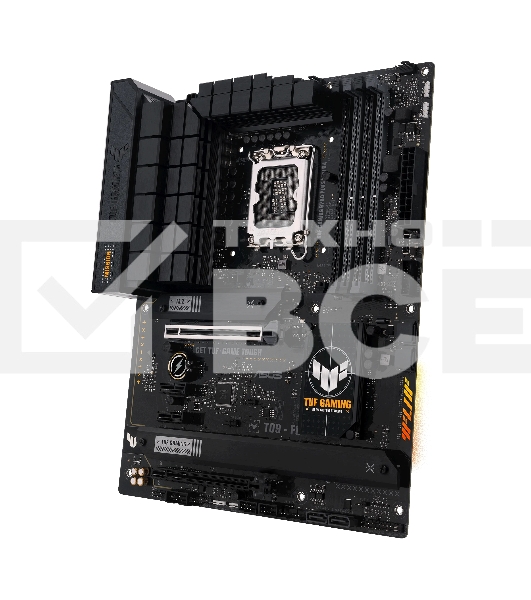 Материнская плата ASUS TUF GAMING B760-PLUS WIFI D4, LGA 1700, Intel B760, 4xDDR4, 4xSATA, 3xM.2, 1xPCI-E 5.0 x16, 1xPCI-E 3.0 x4, 1xUSB-A 3.2 Gen 2, 3xUSB-A 3.2 Gen 1, 1xUSB-C 3.2 Gen 2x2, 1x2.5Gb LAN, 5x3.5 мм, 7.1, Wi-Fi 6, Bluetooth 5.2, Standard-ATX